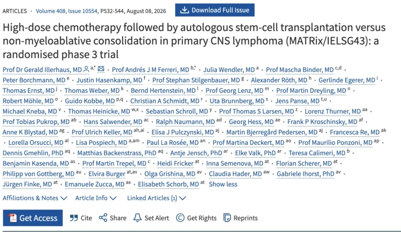 Graham Collins: Is Autologous Transplantation Essential in Primary CNS Lymphoma?