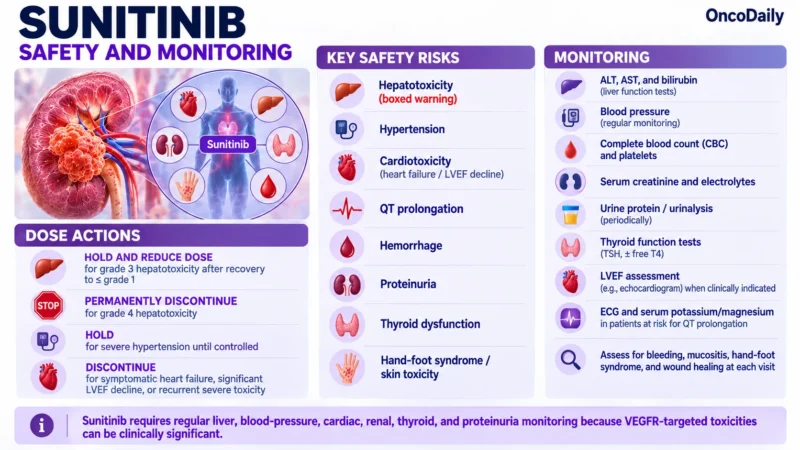 Sunitinib (Sutent): Understanding Its Mechanism, Dosing, Clinical Uses, and Role in RCC, GIST, and Pancreatic Neuroendocrine Tumors 4 Sunitib OncoDaily