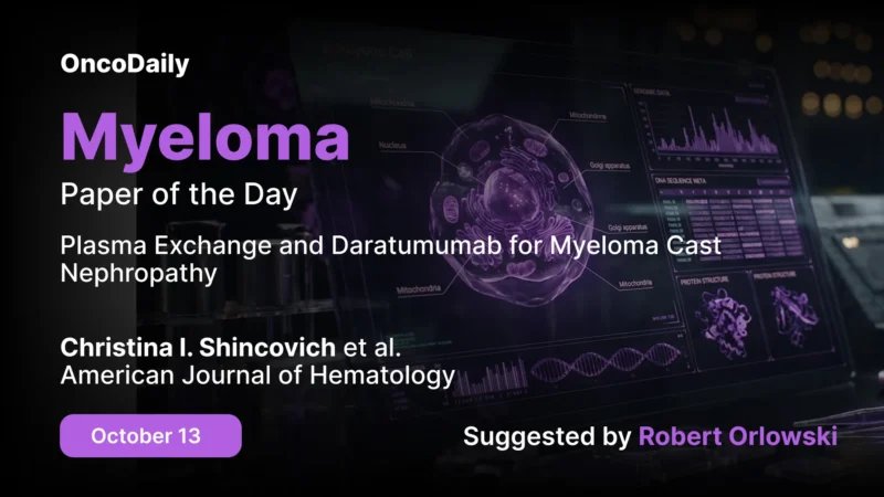 Myeloma Paper of the Day, October 13th, Suggested by Robert Orlowski