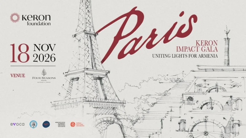 Keron Impact Gala/ Paris 2026: Uniting Lights for Armenia in Support of the Future of Medical Education