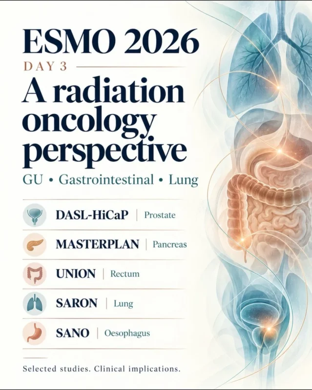 Felipe Couñago: Five Radiation Oncology Studies From ESMO 2026 2 Felipe Couñago: Five Radiation Oncology Studies From ESMO 2026