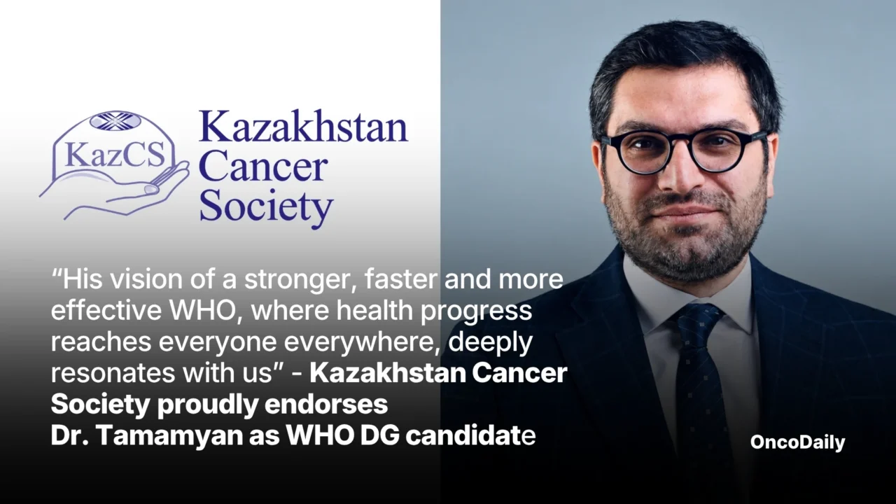 “His Vision of a Stronger, Faster and More Effective WHO, Where Health Progress Reaches Everyone Everywhere, Deeply Resonates With Us” – Kazakhstan Cancer Society Proudly Endorses Dr Tamamyan as WHO DG Candidate