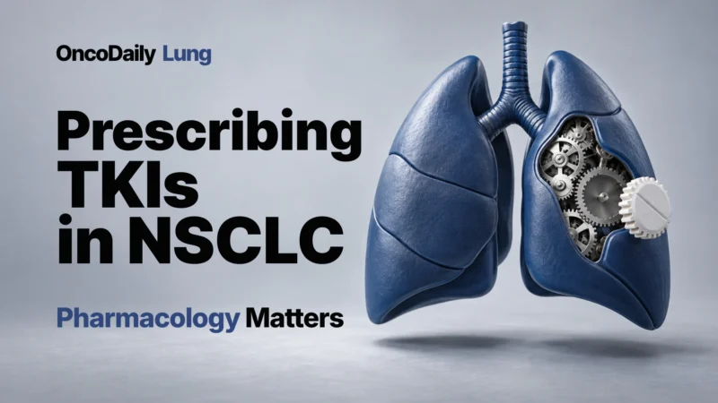 Small-Molecule Inhibitors in NSCLC: A 2026 Practical Guide to Drug Interactions and Toxicity