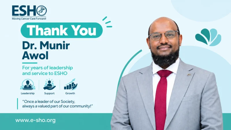 ESHO Expresses Gratitude to Outgoing President Dr. Munir Awol for His Leadership and Service