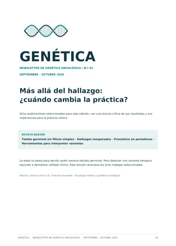 Francisco Acevedo Launches GENÉTICA, a Spanish-Language Cancer Genetics Resource