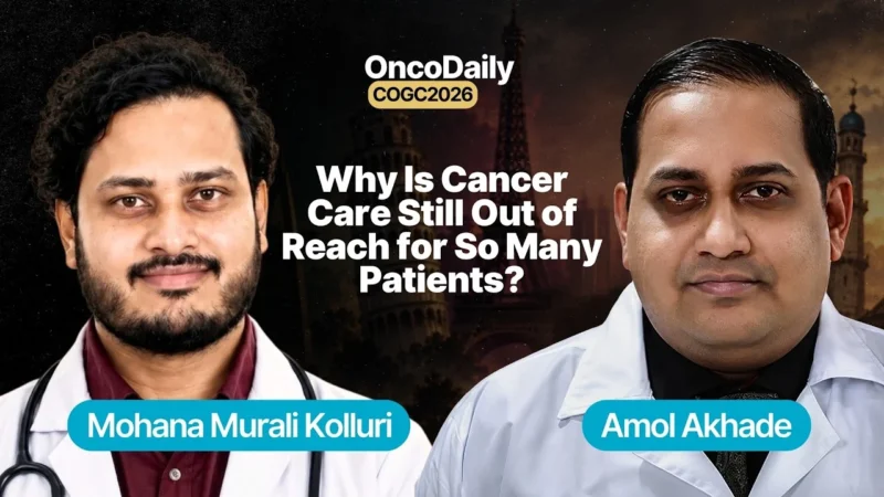 Amol Akhade and Mohana Murali Kolluri at COGC 2026: The Cancer Care Gap in Asia-Pacific