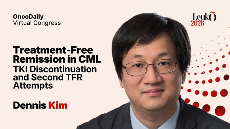 Dennis Kim at LeukO 2026: Less Monitoring, More Freedom? The Future of CML Care