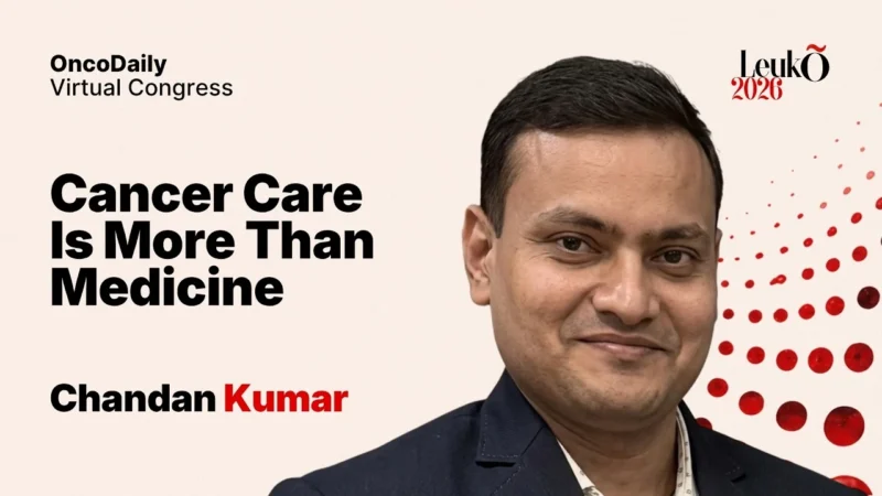 Chandan Kumar at LeukO 2026: What Happens After a Child Survives Cancer?