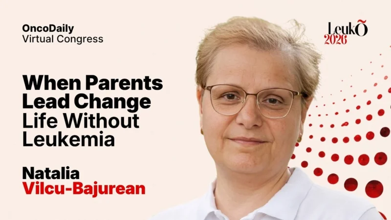 Natalia Vilcu-Bajurean at LeukO 2026: A Mother’s Powerful Promise to Change Childhood Cancer Care