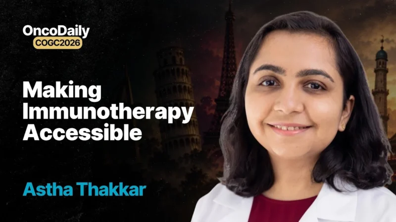 Astha Thakkar at COGC 2026: Can Bispecific Therapy Move Safely Into the Community?