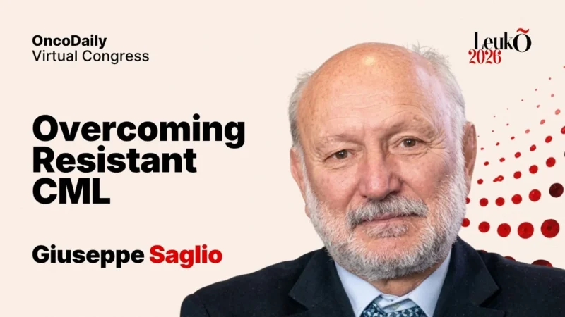 Giuseppe Saglio at LeukO 2026: When CML Stops Responding, What Comes Next?