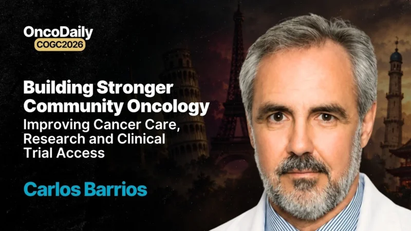 Carlos Barrios at COGC 2026: Why Pragmatic Trials Are a Powerful Tool Across the Americas