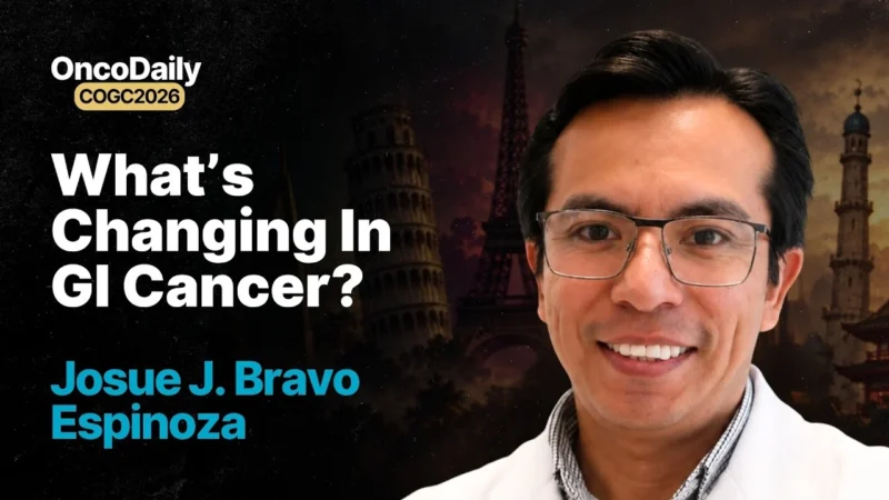 Josué J. Bravo Espinoza at COGC 2026: Immunotherapy, PRRT and the New Sequencing Challenge