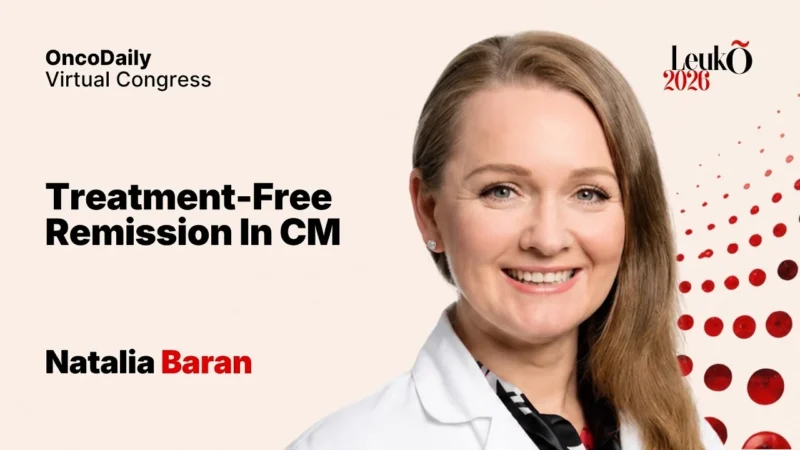 Natalia Baran at LeukO 2026: The Next Breakthrough in CML May Be Life Without Treatment