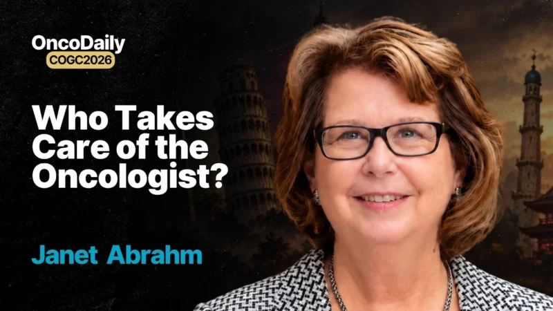 Janet Abrahm at COGC 2026: Grief, Guilt, and the Emotional Burden of Cancer Care