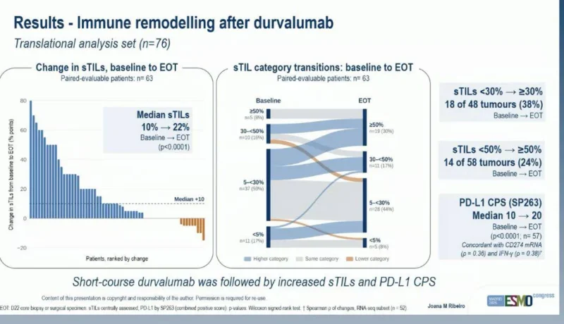 POP-DURVA: Short-Course Durvalumab Remodels the Immune Microenvironment but Rarely Produces pCR in Stage I TNBC 2 POP-DURVA