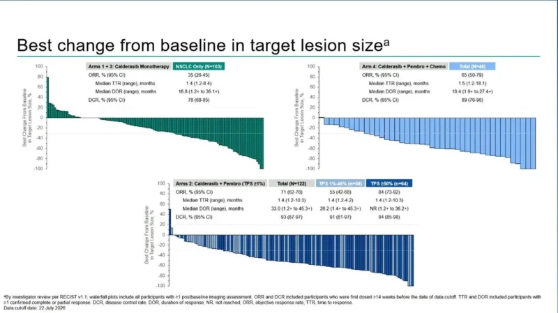 KANDLELIT-001: Calderasib Shows Strong First-Line Activity in KRAS G12C-Mutant NSCLC 3 KANDLELIT-001
