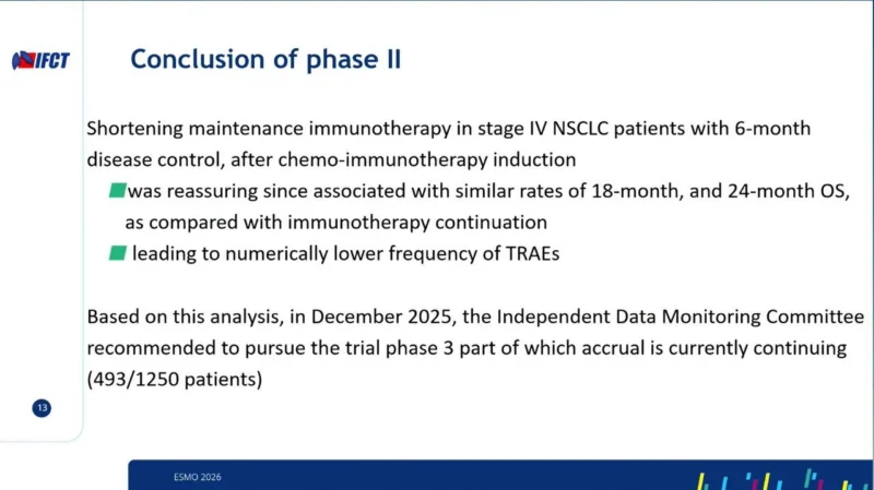 IFCT-2103 DIAL: Can Pembrolizumab Be Stopped After 6 Months in Metastatic NSCLC? 5 IFCT-2103 DIAL