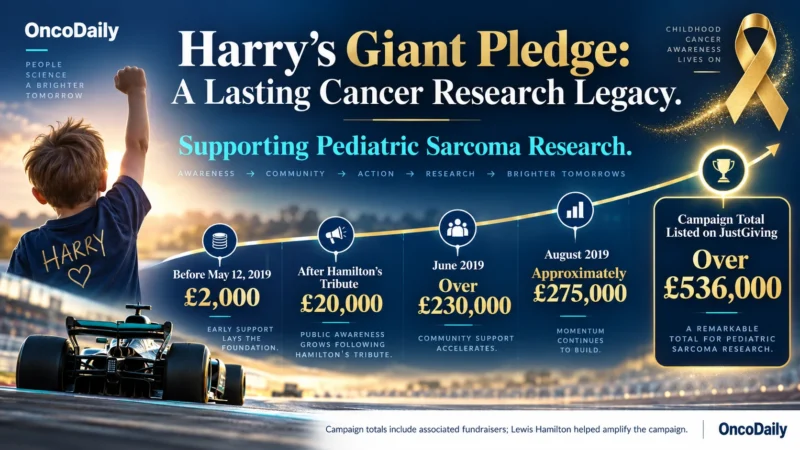 How Lewis Hamilton and F1 Helped Raise £275K for Childhood Cancer Research 5 lewis hamilton cancer charity AT
