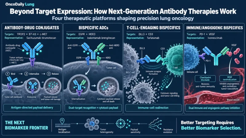 Biomarker Landscape of ADCs and Bispecific Antibodies in Lung Cancer: The 2026 Clinical Trial Evidence and Future of Precision Treatment 4 Lung Cancer