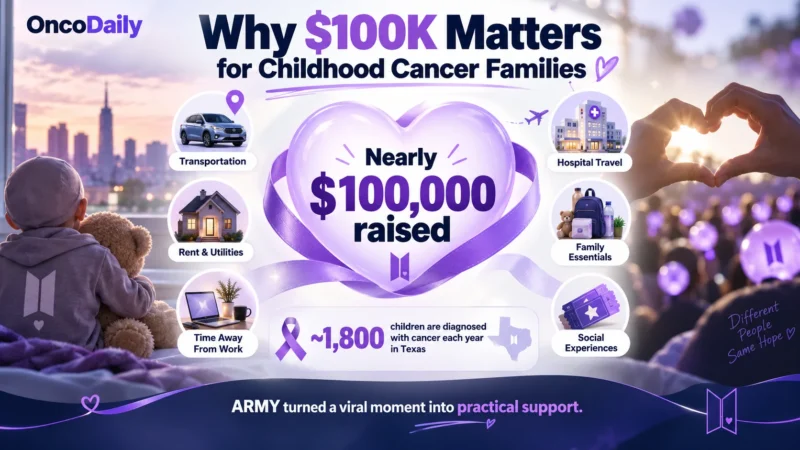 BTS Jimin’s Viral Moment With Young Cancer Patient Olivya Sparks Nearly $100K Fundraiser 3 BTS Jimin cancer charity AT